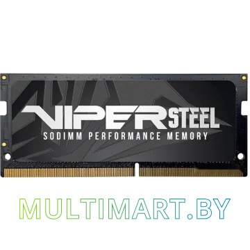 Оперативная память Patriot Viper Steel 16GB DDR4 SODIMM PC4-21300 (PVS416G266C8S)